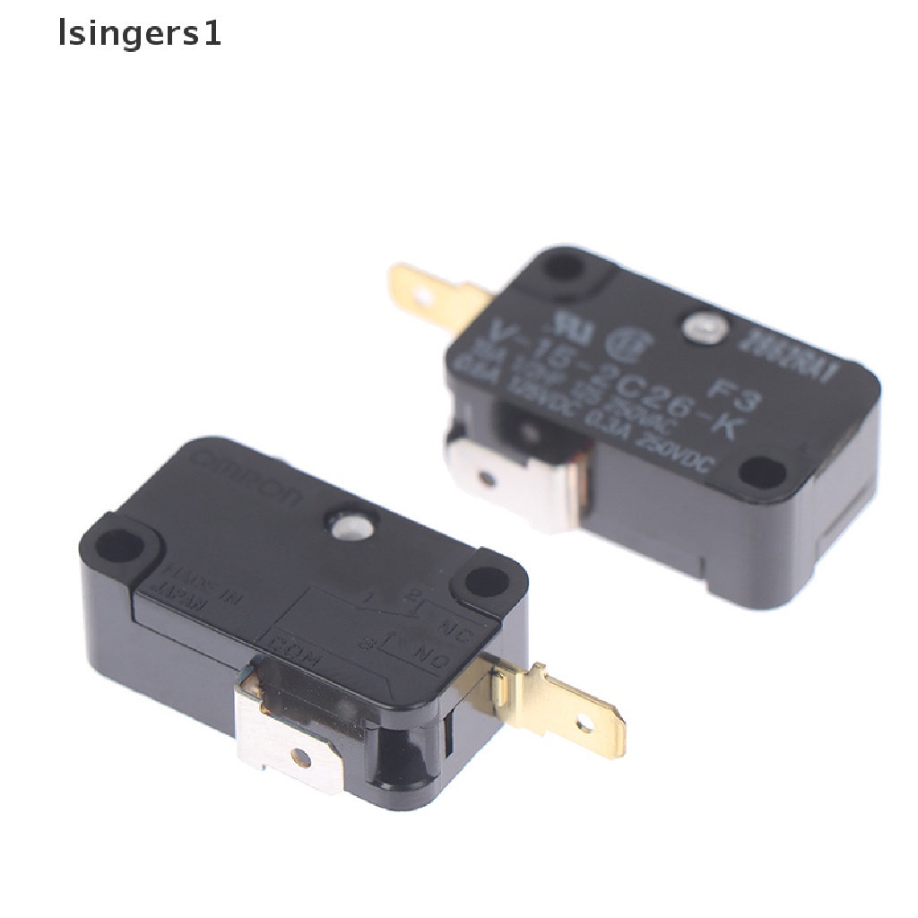 (lsingers1) 1pc Switch Micro Besar 2-Pin Tipe V-15-2C26-K (F3)