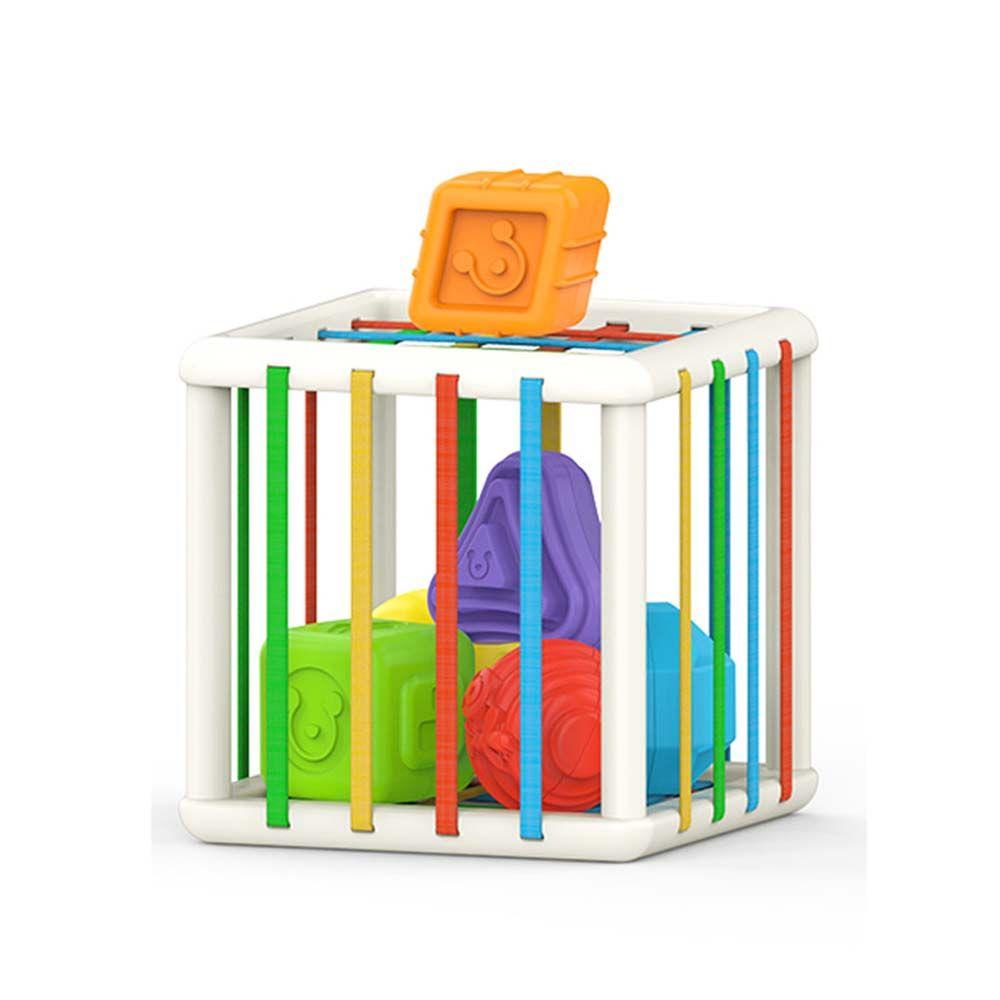 Lanfy Mainan Bayi Belajar Pelangi Sessele Kartun Anak Mainan Sortir Permainan Touch Skill Belajar Bentuk Blok Mainan Edukasi Belajar Dini