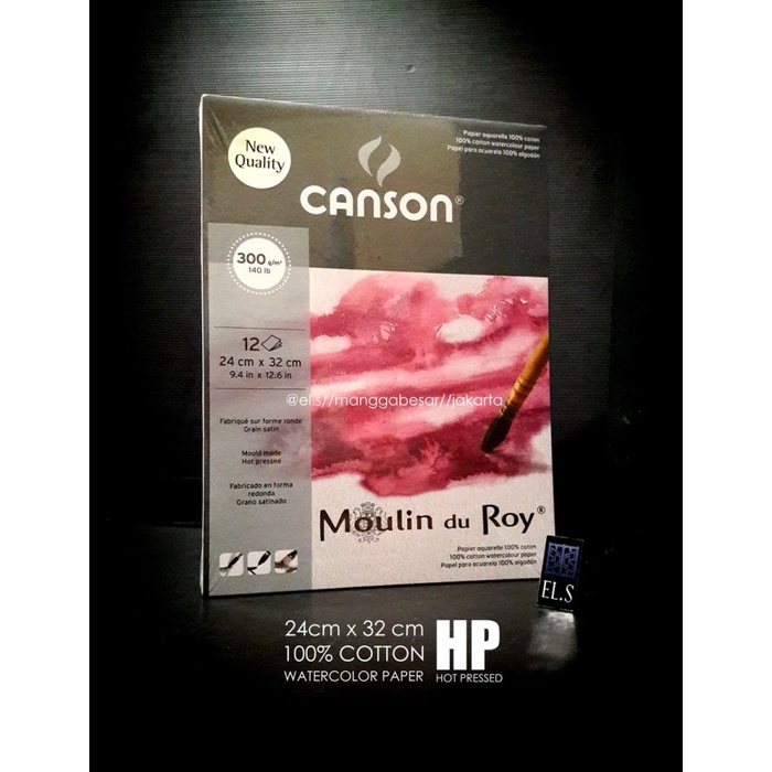 

Buruan Canson Moulin Du Roy Hot Pressed 24X32 Bagus