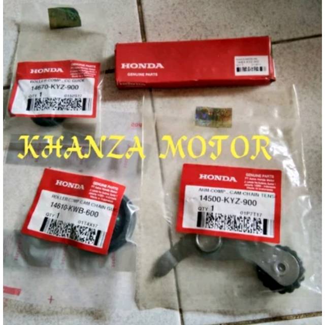 Paket rantai keteng honda Supra X125 Fi Supra X125 Helm In original