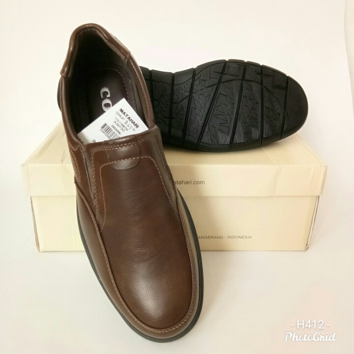 Cole AMP30 Sepatu Pria Casual Slip On Formal Kulit Original