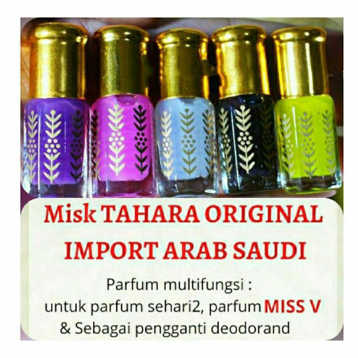 BPOM MISK THAHARAH ORIGINAL 100% 3ml Parfum Miss V Miss thaharah Kasturi Misk tharaharah Parfum VSCENT Parfum wanita tahan lama / Parfum pria / Parfum murah