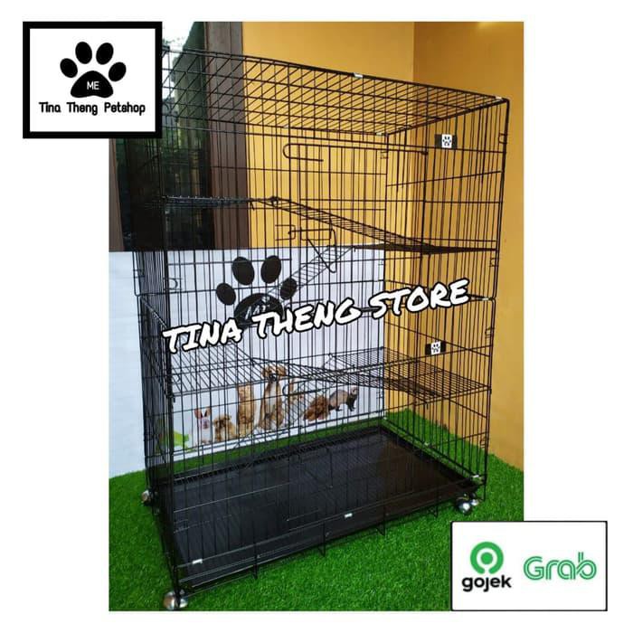 Kandang Kucing " KANDANG TINGKAT 4 JUMBO XXL 90x55x130cm "