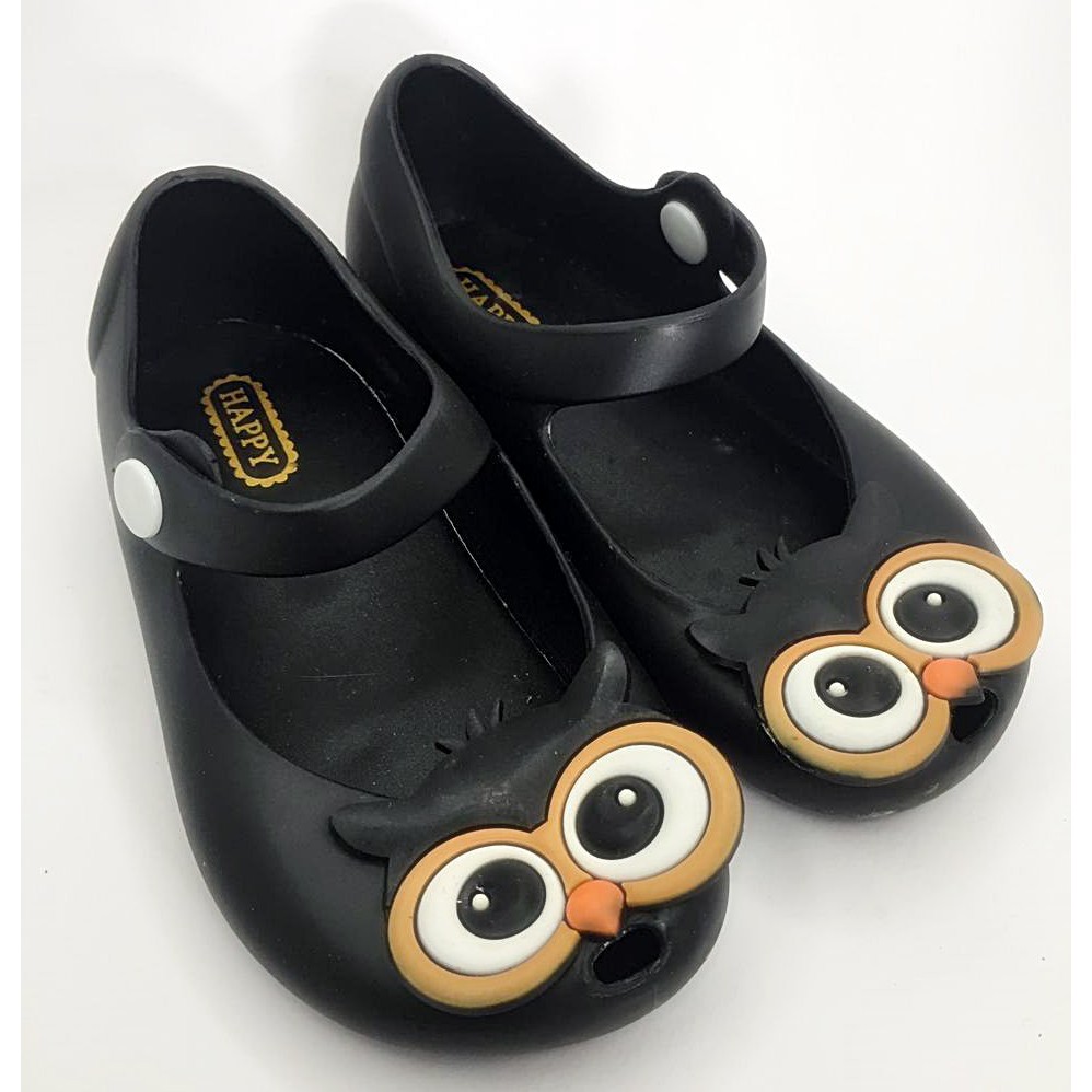 Sepatu Jelly Anak Rubber Owl Black