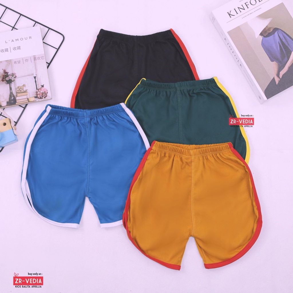 List Short Pants Anak Perempuan uk 3-15 Tahun / Dalaman Celana Pendek Polos Celana Pendek Anak TK SD ABG Remaja Murah Adem ZR Vedia