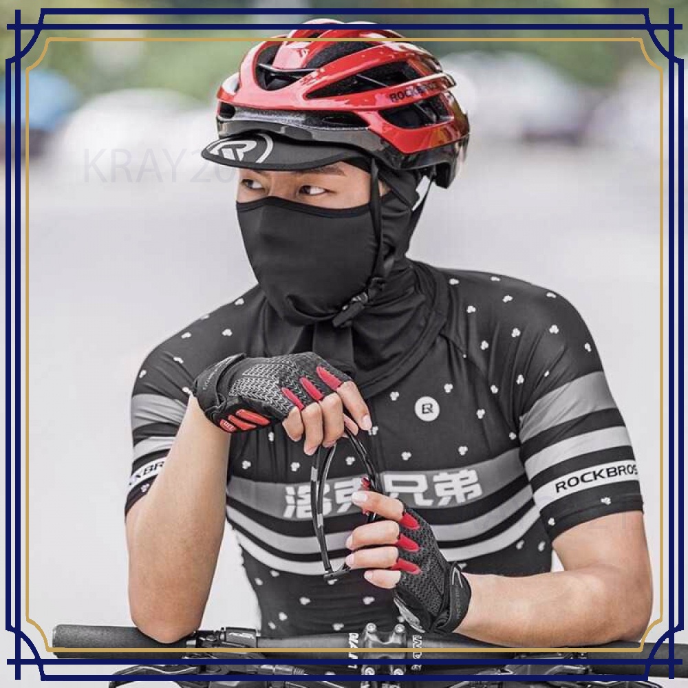 Masker Topi Sepeda Full Face Cycling Cap Anti UV Hat - LF7357