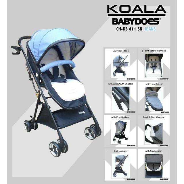 Jual STROLLER BABYDOES KOALA TERBARU 