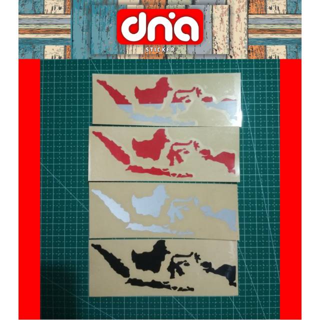 

Cutting sticker peta indonesia