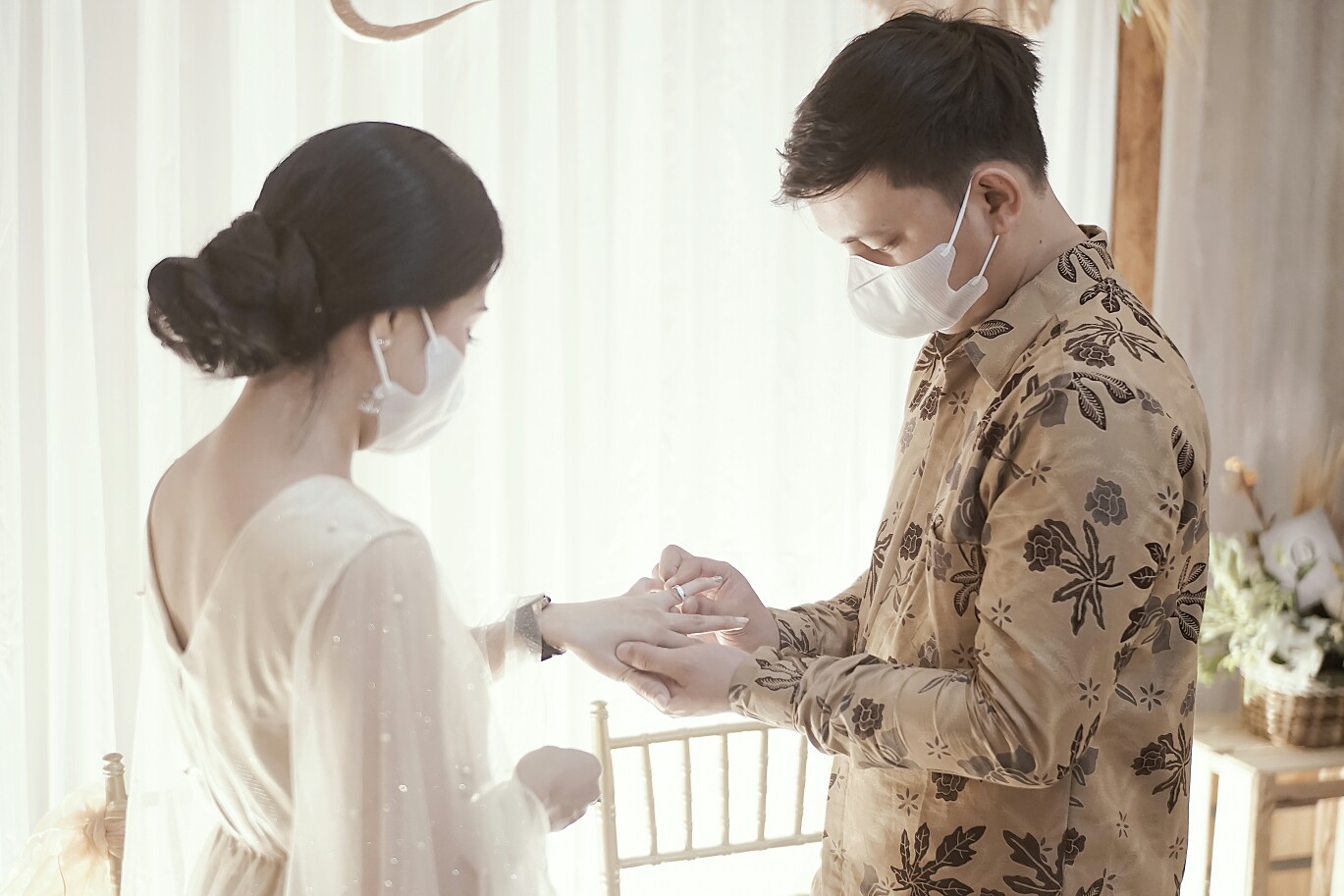 Kemeja Batik Pria Lengan Panjang Premium Motif Daun Pepaya Coklat Choklat Cokelat 728094 Cap 72