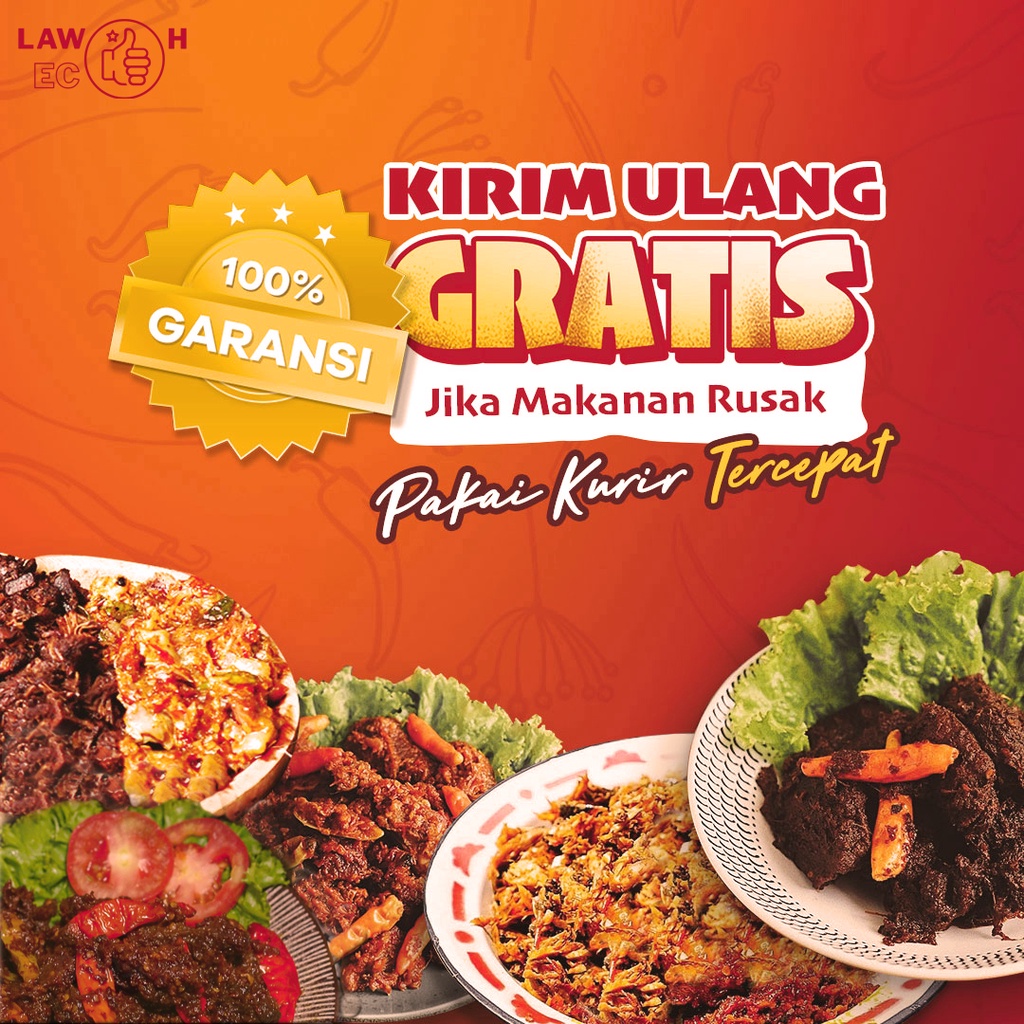 BOLOSEGO Paket Jogja Istimewa (Oseng Mercon Iga + Gudeg Mercon Sambal Tetelan)