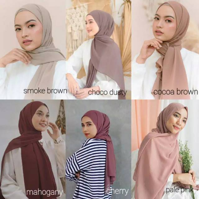 Jilbab phasmina tali diamond crepe/model terbaru/model kekinian