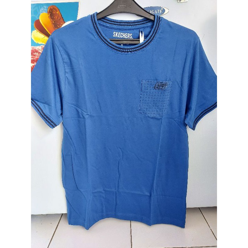 Skechers T-Shirt Pria Original Kaos Pria