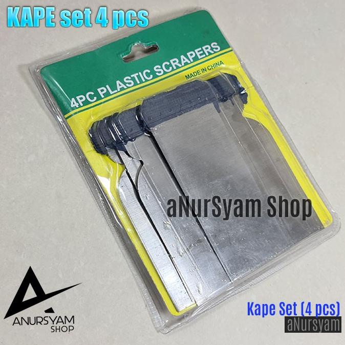 Kape Set 4 pcs / Kape Dempul Set / Kape Plat Set anursy44 Kualitas Baik