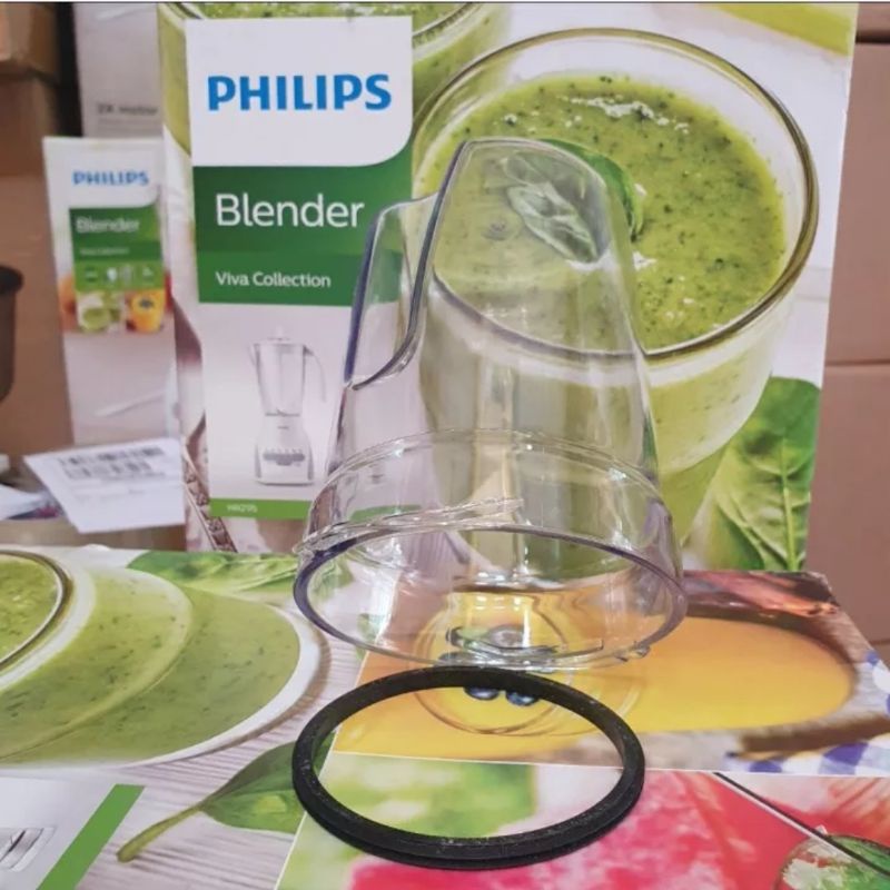 Gelas Dry Mill + Karet Blender Philips Hr 2061.2115.2116