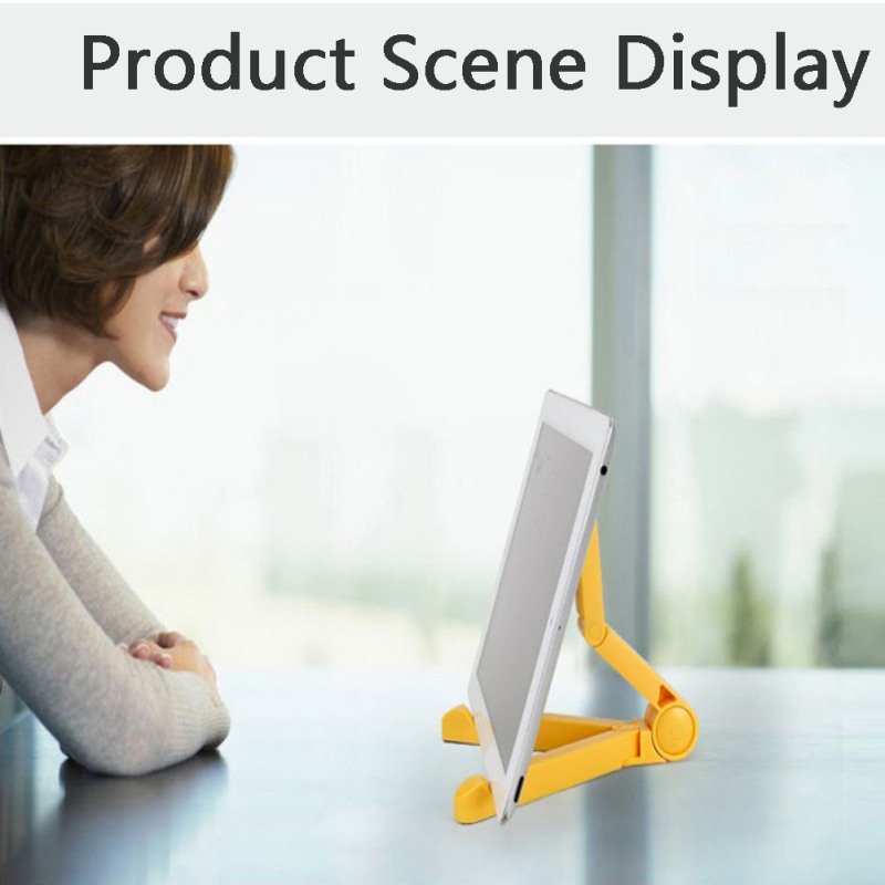 Portable Universal Folding Plastic Triangle Notebook Stand/For All Laptop Computer iPad Kindle Cell Phone Bracket/Adjustable Tablet Support Desk Desktop Holder