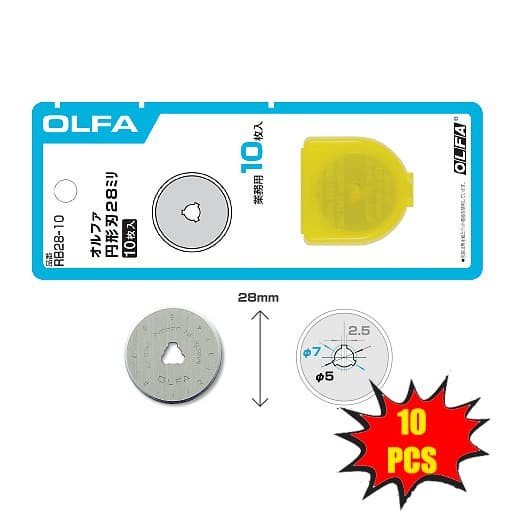 

OLFA refill rotary cutter 28mm RB28-10