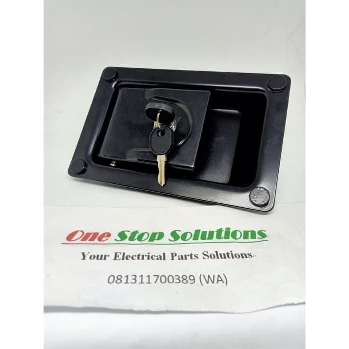 DOOR LOCK DOOR LOCK HITAM BESI BESAR GENSET PANEL 12X18 