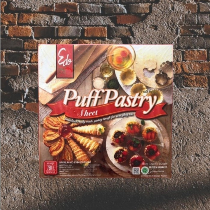 

ORIGINAL MURAH edo puff pastry 750gr