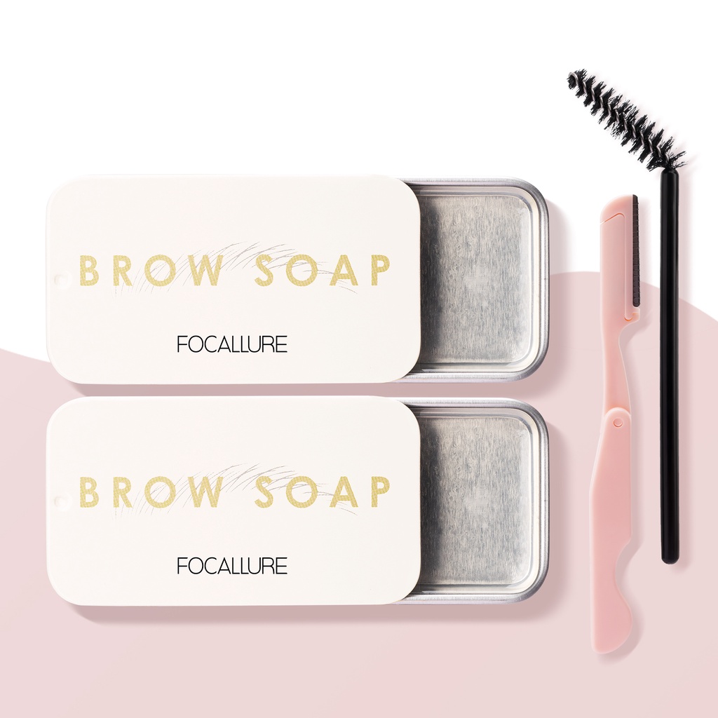 Focallure 3D Eyebrow Soap  Eyebrow Gel warna Transparan Waterproof Long-Lasting FA182