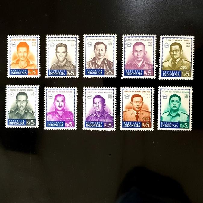 

Promo Awal tahun Perangko/Prangko Indonesia 1966. Seri Pahlawan Revolusi Promo Awal tahun