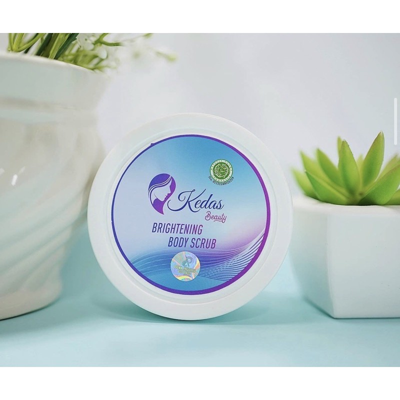 KEDAS BEAUTY BRIGHTENING BODY SCRUB / LULUR KEDAS BEAUTY