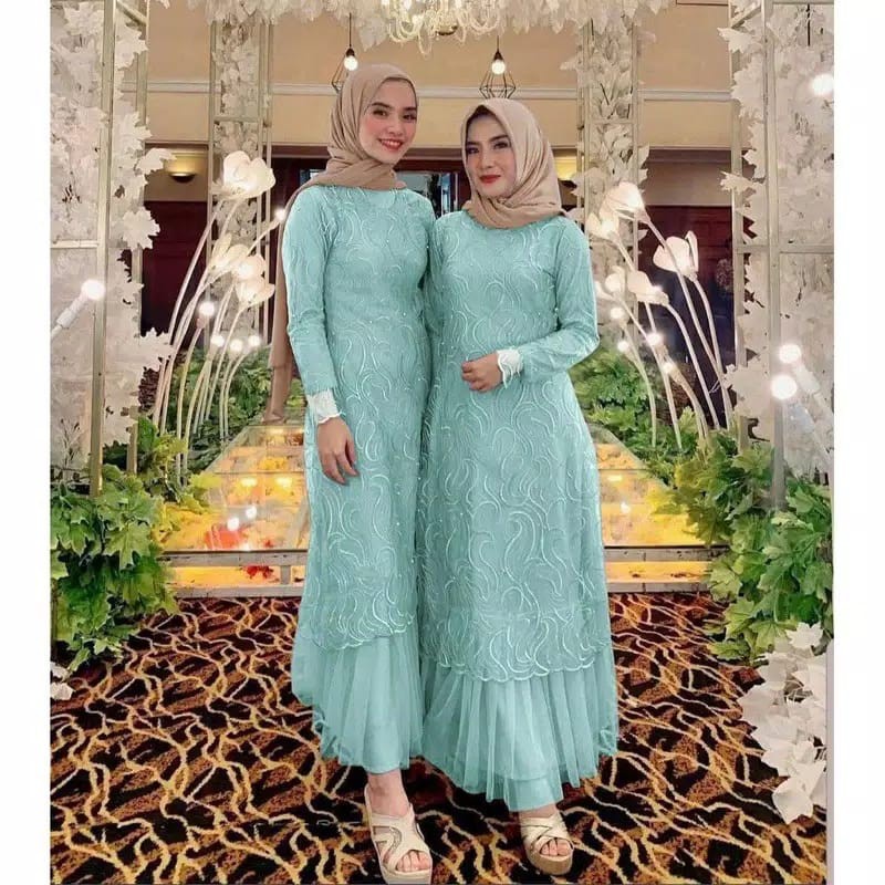 Ready Jumbo Gamis Brokat Terbaru Gamis Syar I Gamis Muslimah Gamis Busui Gamis Brukat Shopee Indonesia