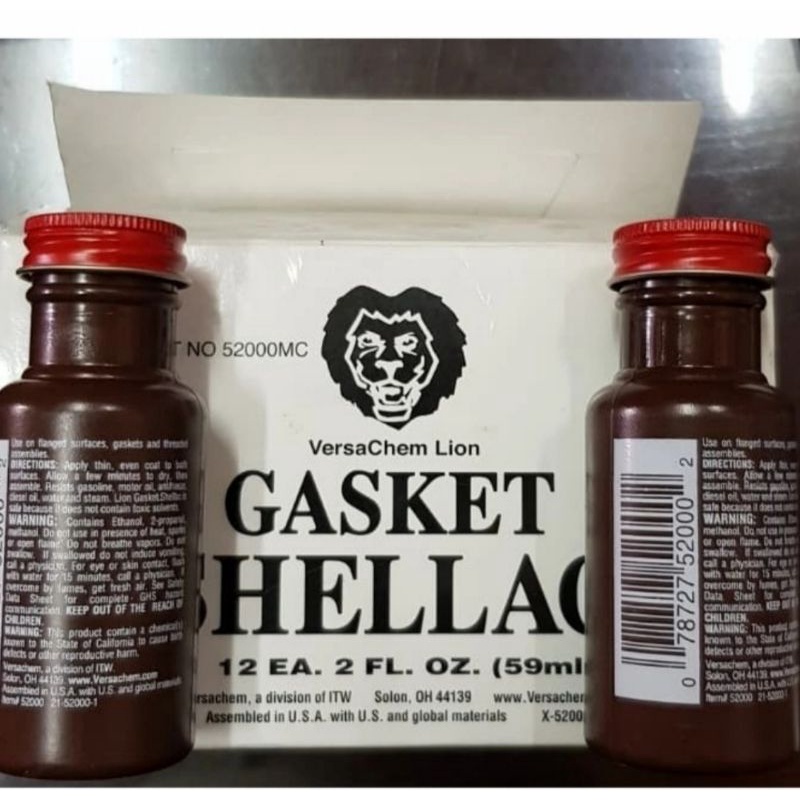 Jual Lem paking Shellac lion versachem lem gasket shellac VersaChem