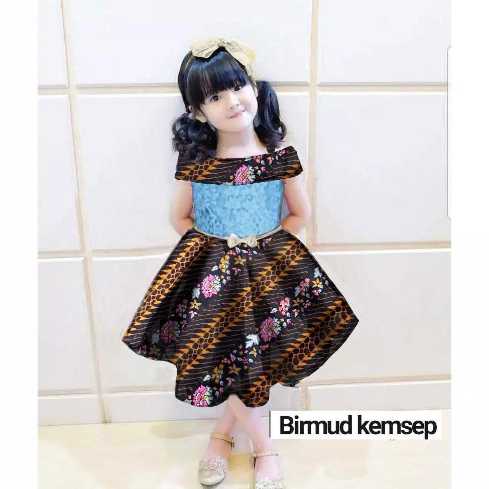 Dress freya Batik kids 1-2 th / Cecil kids