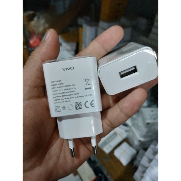 PROMO ADAPTOR / KEPALA CHARGER VIVO FAST CHARGING 2A 9V ORIGINAL