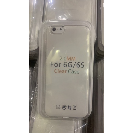 CASING CLEAR CASE 2.0MM BENING IMPACT ANTI KUNING IPHONE 6, 6G, 6S, 6+, 6G+, 6S+ - CLEAR