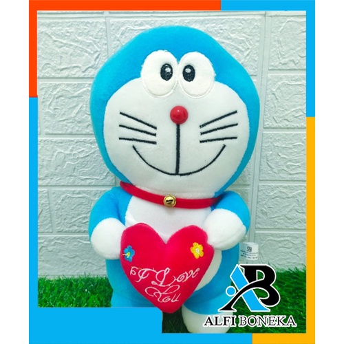 Boneka Doraemon Love Lucu dan Gemesin - Boneka Mainan Anak Perempuan