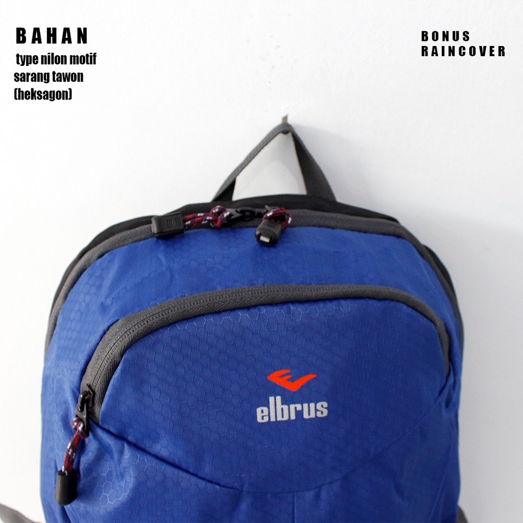 Tas Ransel Pria Elbrus Original - Tas Fashion Pria Tas Sekolah Tas Kuliah Tas Kerja