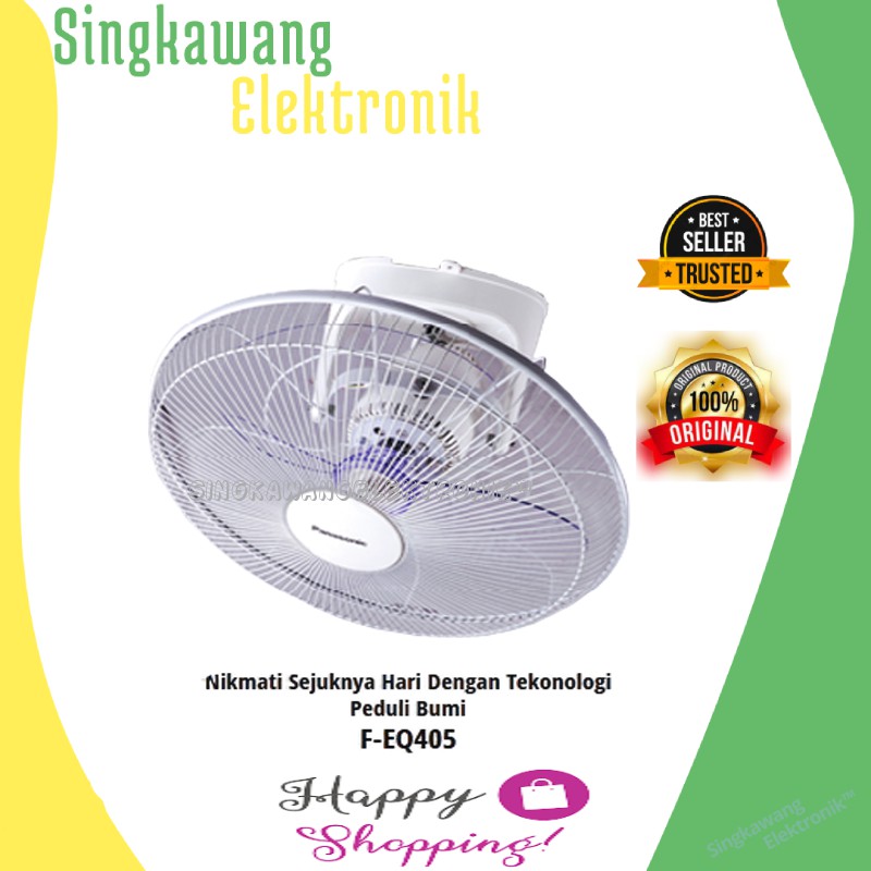 Jual Kipas Angin Plafon Autofan 16 Inch Panasonic F Eq405 Indonesiashopee Indonesia 4567