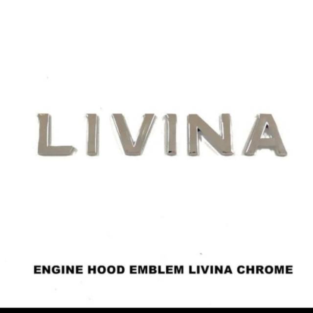 Emblem kap mesin Livina /engine hood Nissan Grand Livina chrome