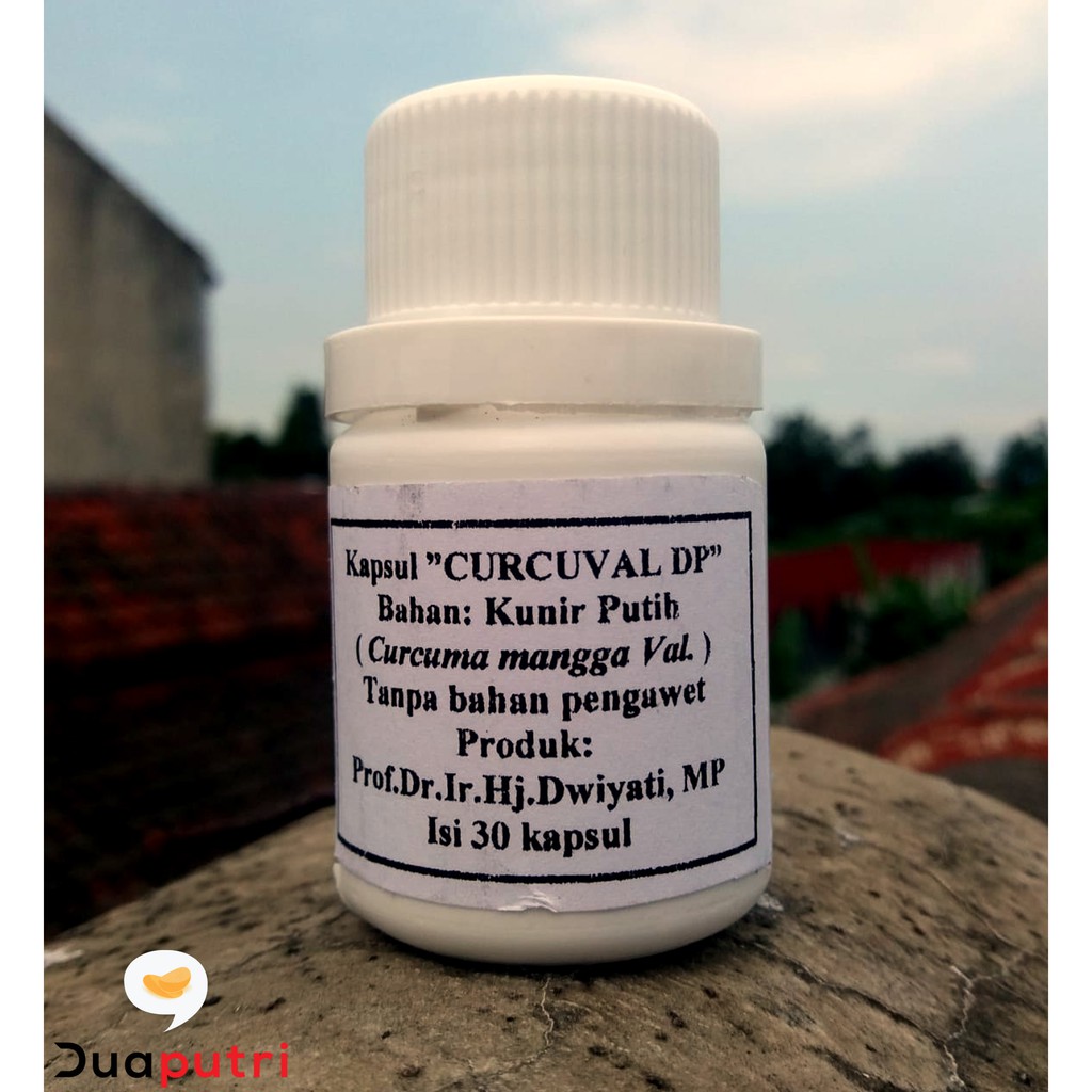 Kapsul Kunir Putih Prof Dwiyati isi 30 Kapsul, 100% ORIGINAL