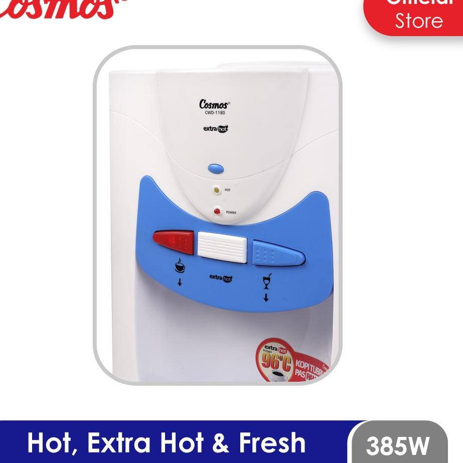 (PENGIRIMAN KHUSUS JNT/JNE/EKSPEDISI) Dispenser Cosmos EXTRA HOT, Hot dan Normal CWD 1180