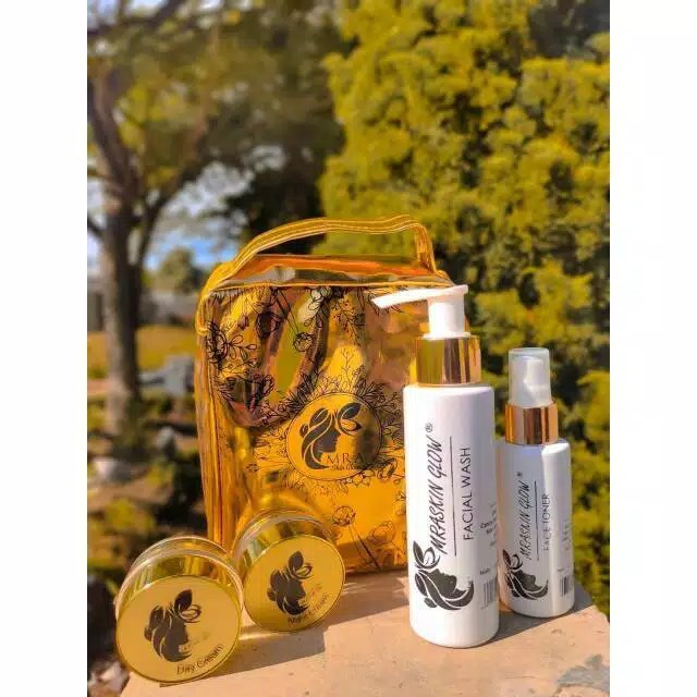 Aman Paket Pemutih Wajah Mraskin Glow / Paket Mraskin Glow Original / Perawatan Wajah Mraskin Glow