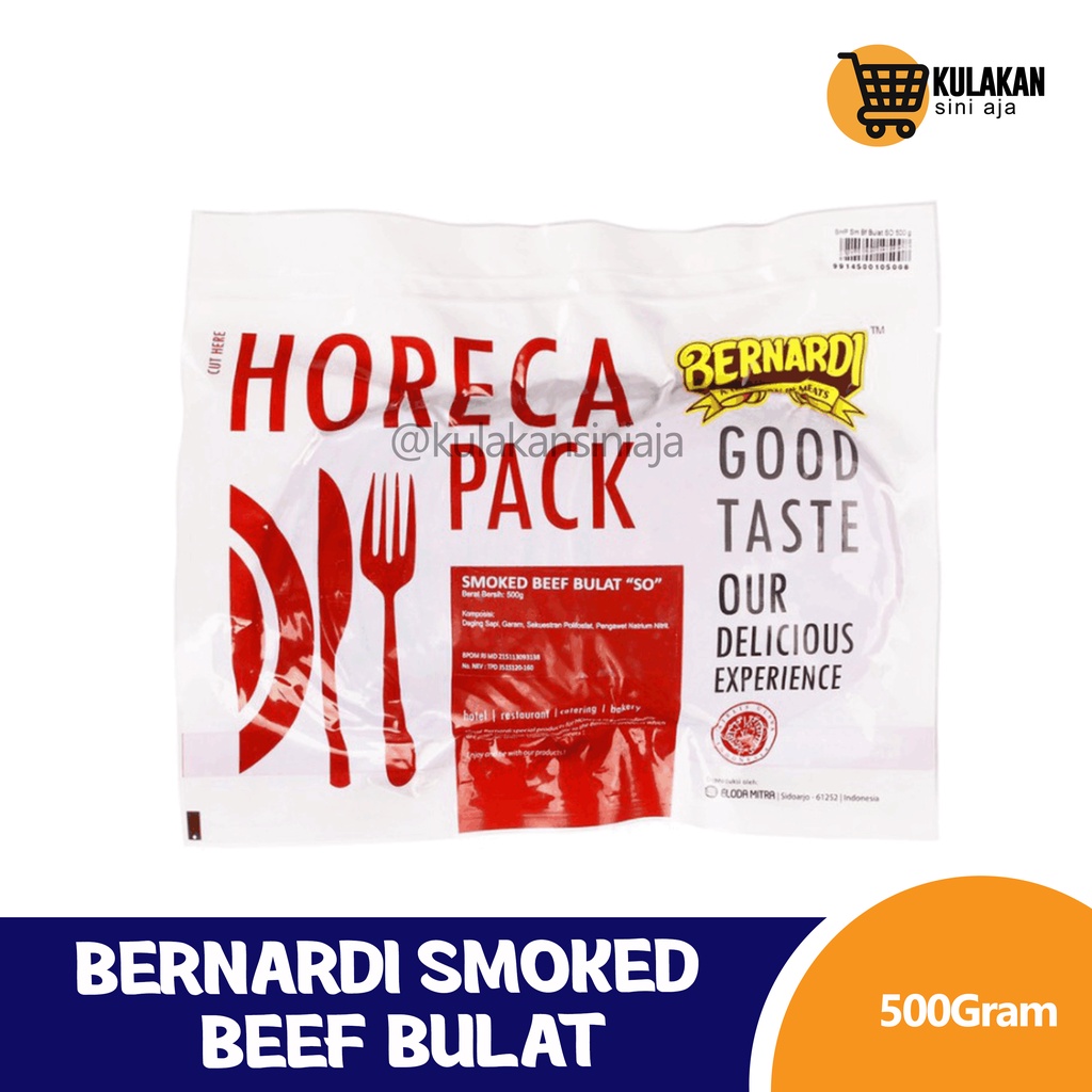

Bernardi BHP Smooked Beef Bulat SO 500 Gram