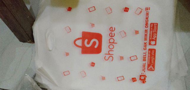 Shopee Plastik Kemasan Bungkus Ukuran 30x40 Putih Tebal