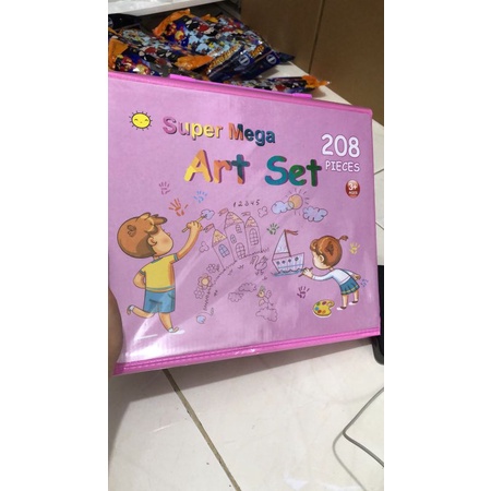 

art set super mega 208 pcs