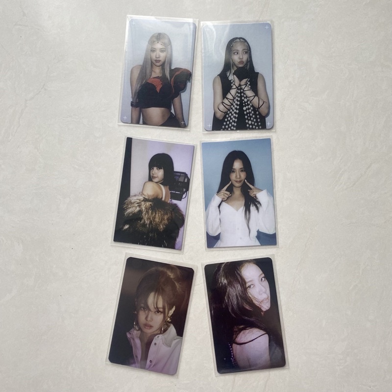 [READY STOCK] OFFICIAL PC PHOTOCARD BLACKPINK JENNIE LISA ROSEE JISOO HOW YOU LIKE THAT THE ALBUM