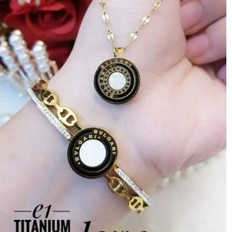 TiTanium set Gelang Kalung t520