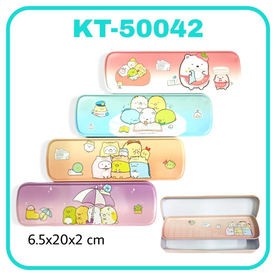 

FBI Kotak Pensil Kaleng 2 Susun/Tempat Pensil/Tin Case Pencil Box