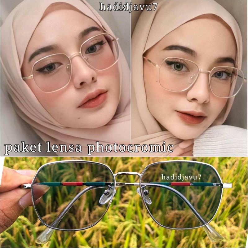 6803_KACAMATA PHOTOCROMIC paket + lensa