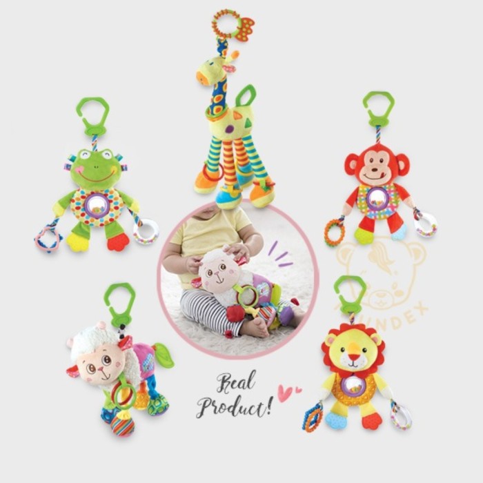 TIMEPUBS IMUNDEX boneka multifungsi / Teether gigitan / rattle / Kerincingan