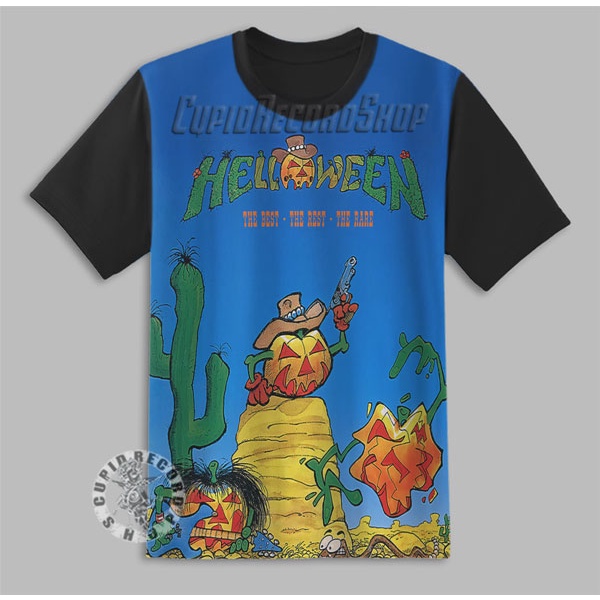 Kaos Helloween Kaos Anak Band Helloween The Best -3D- Baju Helloween Kaos Anak Baju Anak Band Hellow