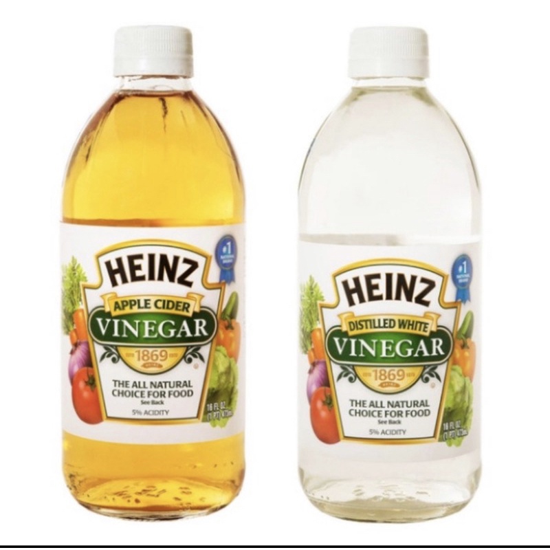 

Heinz vinegar white, Apple cider 32oz / 896ml