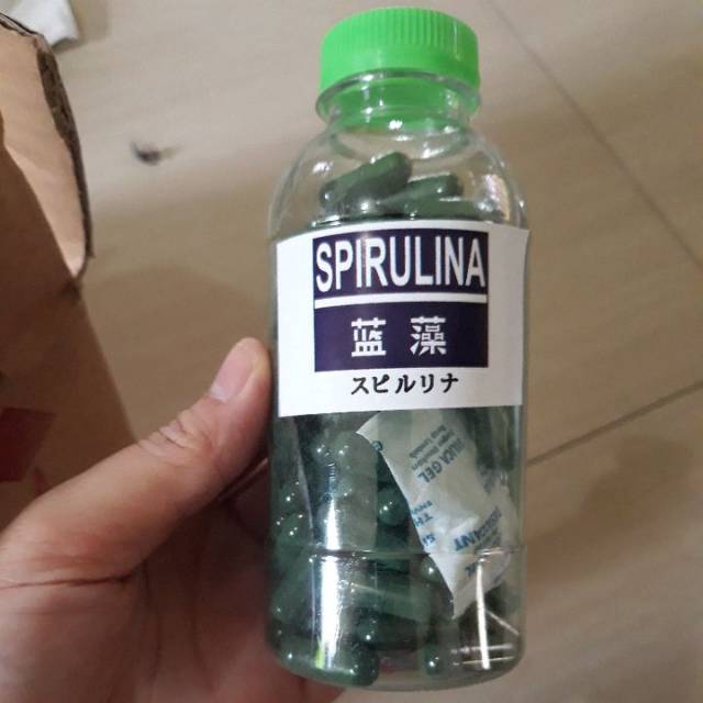 Masker spirulina organic free kuas harga perbotol