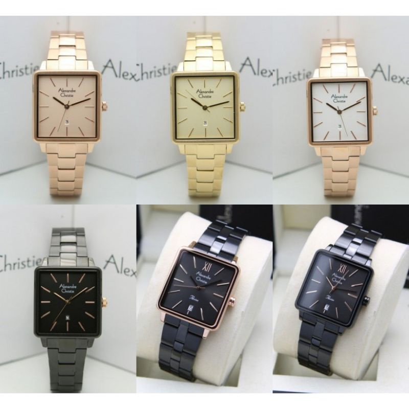 JAM TANGAN WANITA ALEXANDRE CRISTI AC 2878/ AC 2878 ORIGINAL