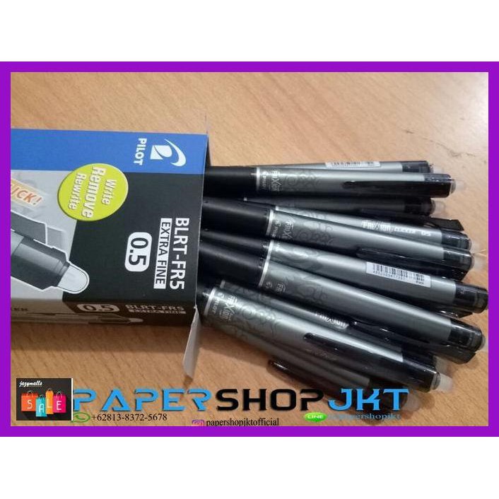 

Silutala- Grosir!!! Pulpen Pen Frixion Pilot 0.5 Hitam ( Bisa Dihapus ) -Ori.